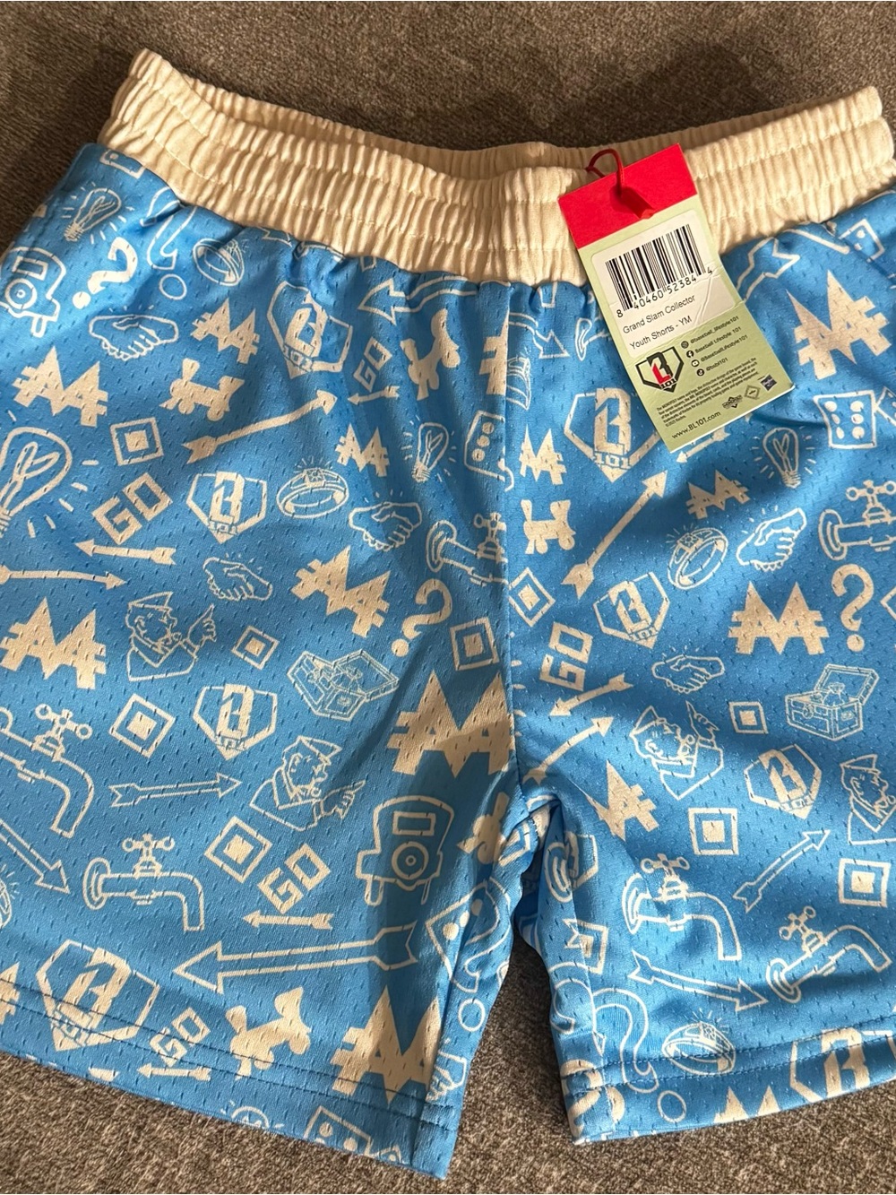 Baseball lifestyle youth shorts
